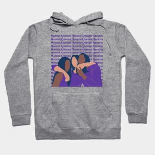 Queens Female Frienship Purple Hoodie